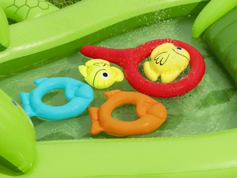 Bestway Wodny plac zabaw KROKODYL 234x163x87cm + zjeżdżalnia i akces. 53169