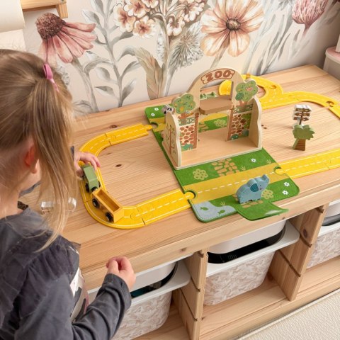 TOOKY TOY Zestaw Mini ZOO Przenośny Zestaw Torba Zwierzęta