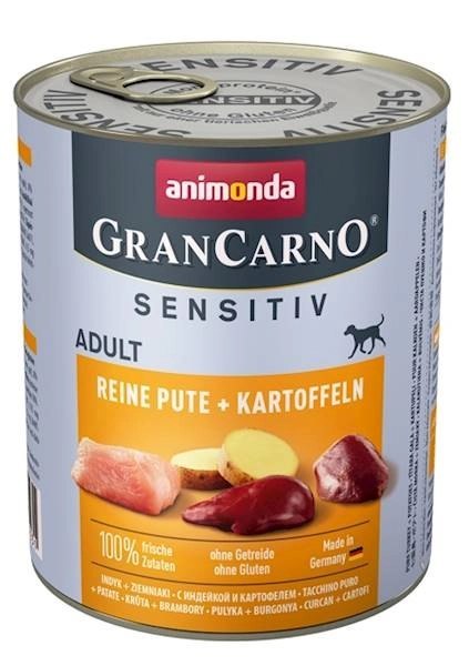 Animonda GranCarno Sensitiv Adult Dog Indyk I Ziemniaki 800g