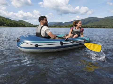 Bestway Dmuchany ponton TREK X2 do 250kg 232x118cm + wiosła i pompka 61153