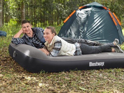 Bestway Materac welurowy samopompujący 2os. QUEEN Tritech 203x152cm 671BS