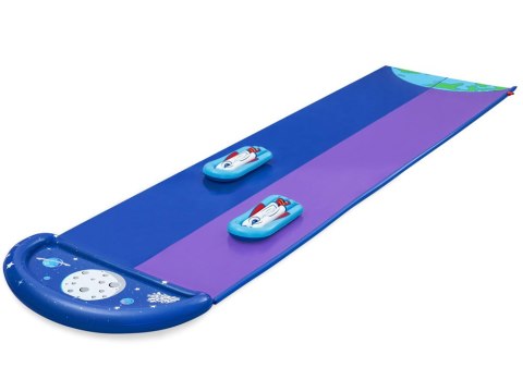 Bestway Podwójny ślizg wodny KOSMOS Długi - 4,88m + 2x ponton RAKIETA 52642