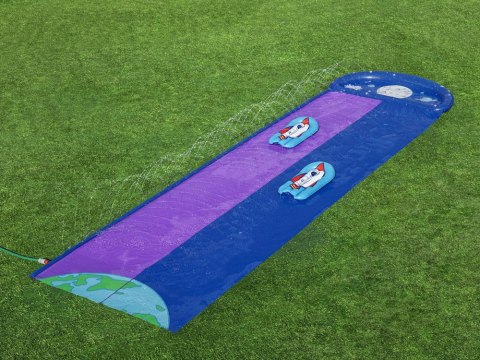 Bestway Podwójny ślizg wodny KOSMOS Długi - 4,88m + 2x ponton RAKIETA 52642