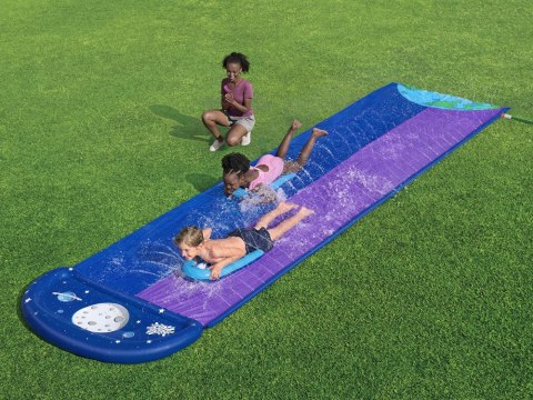 Bestway Podwójny ślizg wodny KOSMOS Długi - 4,88m + 2x ponton RAKIETA 52642