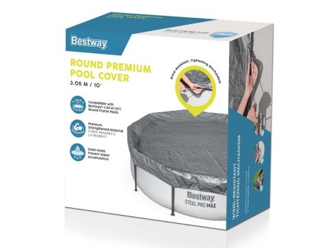 Bestway Pokrywa na basen 305 cm LINIA PREMIUM 58948