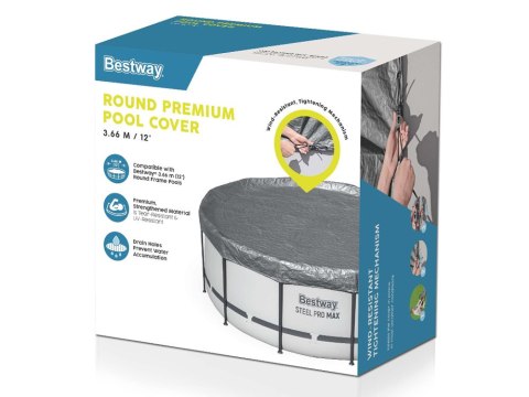 Bestway Pokrywa na basen 366 cm LINIA PREMIUM 58949
