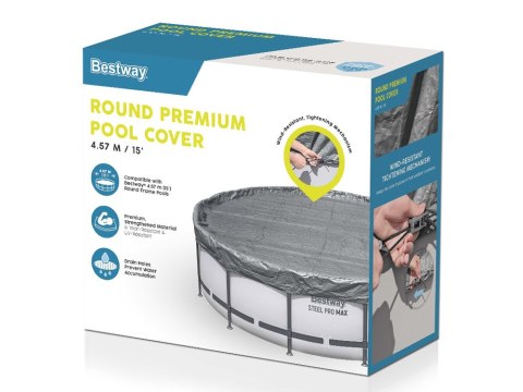 Bestway Pokrywa na basen 457 cm LINIA PREMIUM 58951