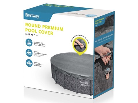 Bestway Pokrywa na basen 549 cm LINIA PREMIUM 58953