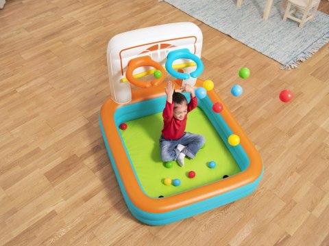 Bestway Suchy basen z kulkami 3w1 Koszykówka + piłka nożna 120x107cm 52728