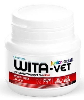 Eurowet Wita-Vet Junior + Adult 100tab
