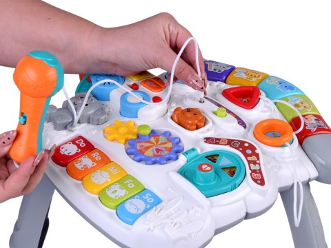 Interaktywny Stolik Edukacyjny dla Malucha Kolorowa Zabawa i Nauka ZA6134