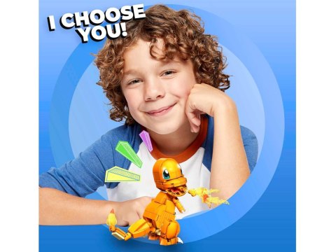 Mattel Klocki konstrukcyjne MEGA Pokémon Charmander 10cm 180ele ZA6186