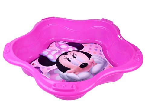 Piaskownica zamykana plastikowa MUSZELKA 2w1 basenik Myszka Minnie SP0884