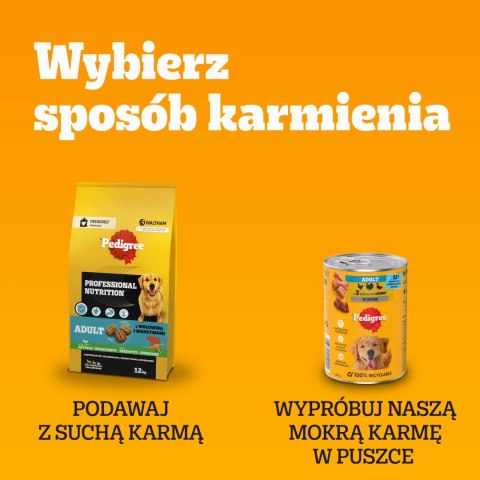 Pedigree Mokra Karma Dla Dorosłych Psów Z Kurczakiem I Warzywami W Sosie 100g
