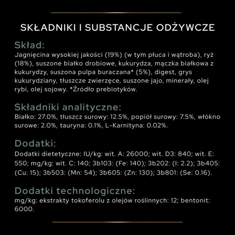 Purina Pro Plan Large Robust Optidigest Jagnięcina Z Ryżem 14kg
