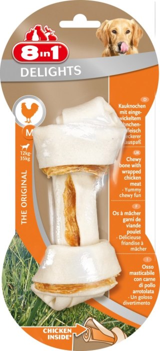 8in1 Delights Kość Do Żucia Dla Psów Kurczak M 1szt
