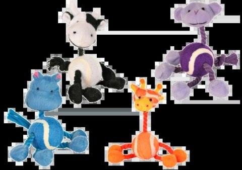 Trixie Zwierzak Z Piłki Tenisowej I Liny 16cm