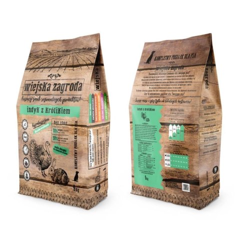 Wiejska Zagroda Indyk Z Królikiem 9kg
