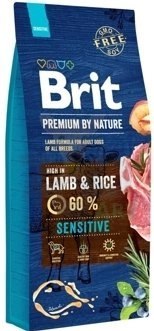 Brit Premium By Nature Sensitive Z Jagnięciną I Ryżem 15kg