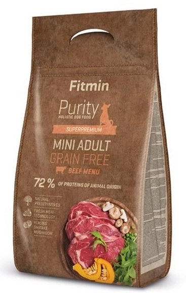 Fitmin Purity Gf Adult Mini Beef Wołowina 800g