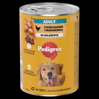 Pedigree Mokra Karma Dla Dorosłych Psów Z Kurczakiem I Warzywami W Galaretce 400g