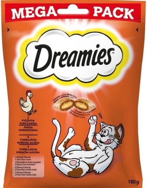 DREAMIES Przysmak Dla Kota Z Kurczakiem 180g