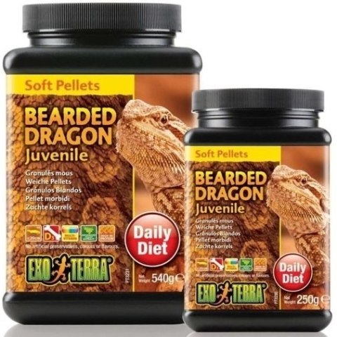 EXOTERRA Pokarm Dla Młodych Agam Brodatych 250g