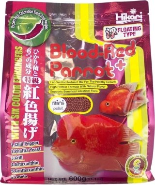 Hikari Cichlid Blood-Red Parrot Plus Mini 600g