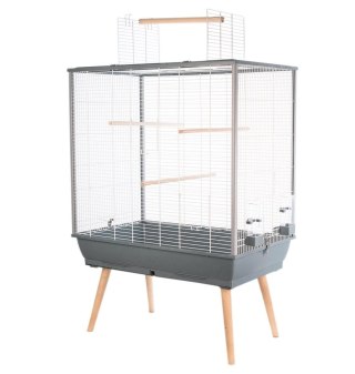 Zolux Klatka Neo Jili Dla Ptaków H80 Szara