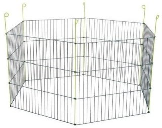 Zolux Zagroda Metalowa Dla Gryzoni Sześciokątna Szara