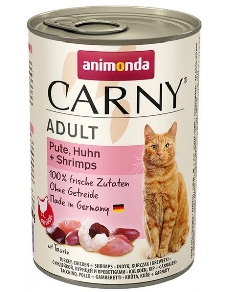 Animonda Cat Carny Adult Indyk, Kurczak I Krewetki 400g