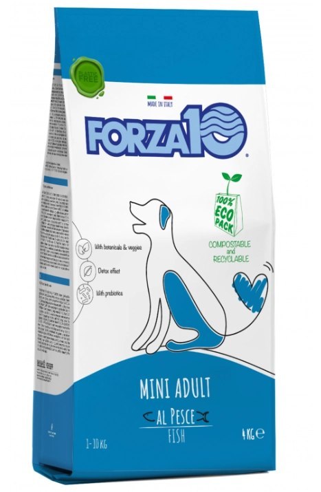 FORZA10 Mini Maintenance Dla Dorosłych Psów Małych Ras Z Rybą 4kg