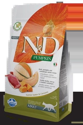 Farmina N&D Pumpkin Feline Adult Duck Pumpkin&Cantaloupe Melon Recipe 5kg