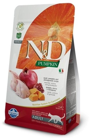 Farmina N&D Pumpkin Feline Neutered Recipe Quail Pumpkin&Pomegranate 300g