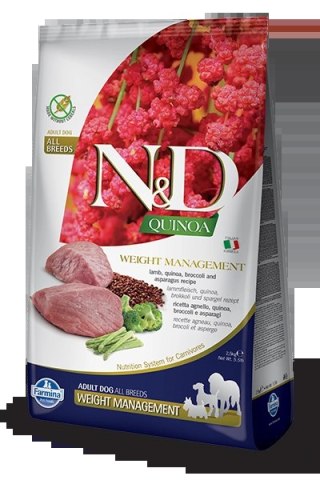 Farmina N&D Quinoa Canine Weight Management Lamb 2,5kg
