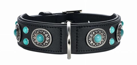 Hunter Sioux Skórzana Obroża Dla Psa Czarna 50cm