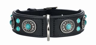 Hunter Sioux Skórzana Obroża Dla Psa Czarna 60cm