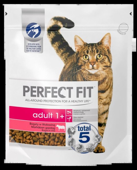 PERFECT FIT Adult 1+ Z Wołowiną 750g