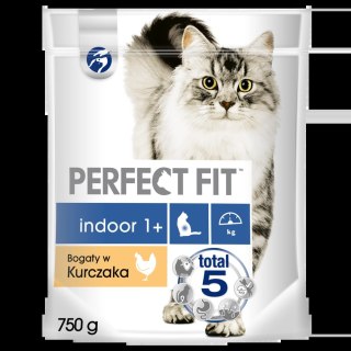 PERFECT FIT Indoor 1+ Z Kurczakiem 750g