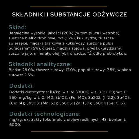 Purina Pro Plan Small & Mini Adult OptiDigest Jagnięcina 7kg