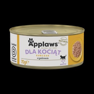 APPLAWS Kitten Chicken In Jelly Tin 70g