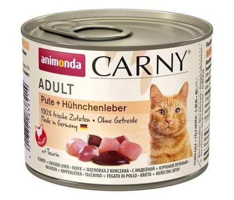 Animonda Cat Carny Adult Indyk I Wątróbka Drobiowa 200g