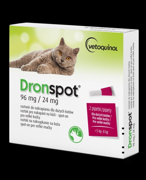 Bayer Dronspot Krople Na Robaki I Pasożyty 2x1,12ml
