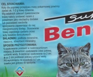 CERTECH-SUPER BENEK Trawka Duet Dla Kota Dzielone Opakowanie 150g