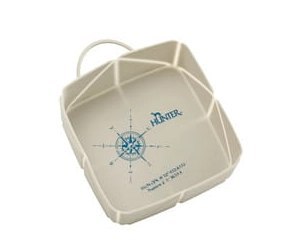 Hunter List Składana Silikonowa Miska Podróżna Beżowa 590ml