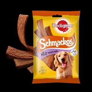 Pedigree Schmackos Przysmak Dla Dorosłych Psów Z Wołowiną, Kurczakiem, Jagnięciną I Kaczką 172g