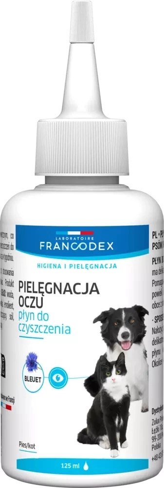 Zolux Francodex Płyn Do Przemywania Oczu Psów I Kotów 125ml