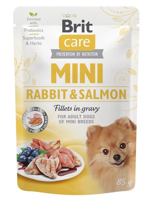 Brit Care Mini Filety W Sosie Z Królika I Łososia 85g