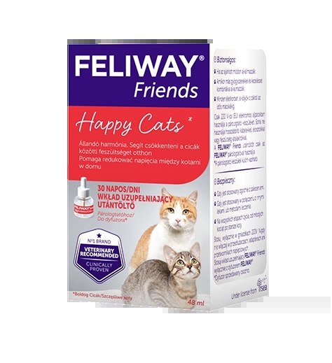 Ceva Animal Health Polska Sp. Z O.o Feliway Friends Wkład Dyfuzora 48ml