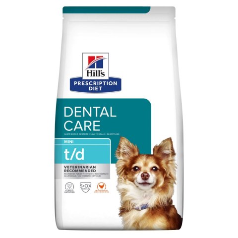 Hill's PD Prescription Diet Canine t/d Mini Dental Care Kurczak 3kg